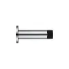 Zoo Hardware Door Stop - Cylinder c/w Rose 70mm - Polished Chrome