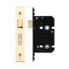 Zoo Hardware Bathroom Lock - 64mm C/W PVD Forend and Strike