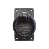 Zoo Hardware Ring Handle - 3" x 5" - Black