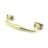 Aged Brass 230mm Art Deco Pull Handle
