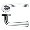Zoo Hardware Assisi lever on round rose - Polished Chrome